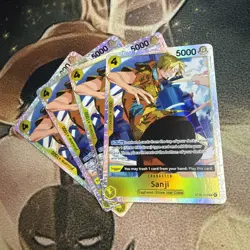 One Piece TCG - Sanji SR Playset (x4) ST29-004 - Starter Deck 29 (Egghead) - Image 1
