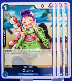 4x [Playset] Otama OP13-043 R | Carrying On His Will | One Piece TCG | English - Image 1