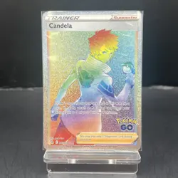 Pokemon TCG Card Candela 083/078 Pokemon Go Full Art Trainer Rainbow Rare - Image 1