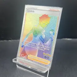 Pokemon TCG Card Candela 083/078 Pokemon Go Full Art Trainer Rainbow Rare - Image 3