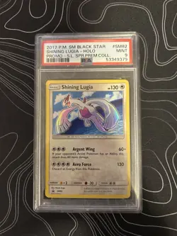 Pokemon Card Shining Lugia SM Black Star Promo Holo SM82 PSA 9 - Image 1