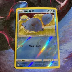 Wailmer 45/236 Reverse Holo Card Sun & Moon - Cosmic Eclipse Pokemon TCG - Image 1