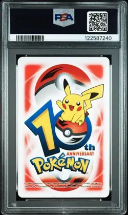 PSA 8 POKEMON PLAYING CARD WARTORTLE RED JACK DIAMONDS 10TH ANNIVERSARY 366 - Image 2