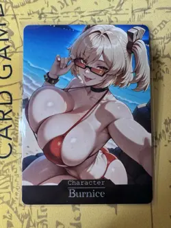 Burnice Zenless Zone Zero ACG Goddess Story Waifu Anime Custom Card - Image 1