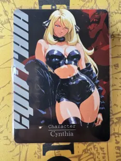 Cynthia Pokemon Hentai Anime Doujin Waifu ACG Custom Card - Image 1