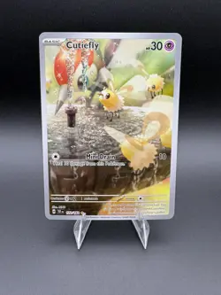 Cutiefly 172/162 Temporal Forces Illustration Rare Holo SV05 Pokemon Card TCG NM - Image 1