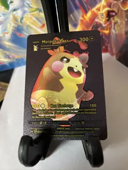 Morpeko vmax Black Foil 🔥Fan Art 🔥Pokemon Card N/M - Image 1