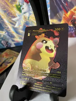Morpeko vmax Black Foil 🔥Fan Art 🔥Pokemon Card N/M - Image 2