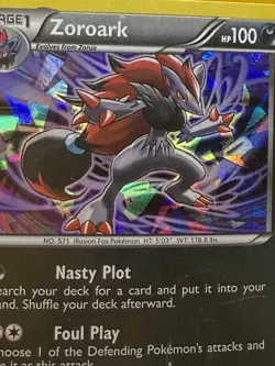 ZOROARK 71/114 Cracked Ice Holo - Black & White Set Pokemon Card 2011 - Image 2