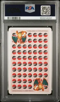 PSA 7 POKEMON PLAYING CARD FLAREON ACE OF DIAMONDS STADIUM RED 398 - Image 2