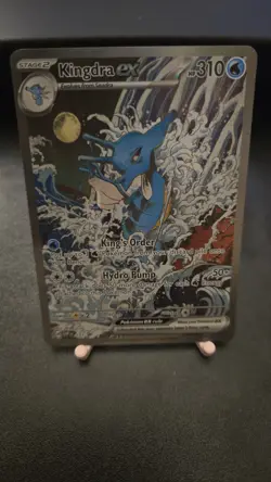 Kingdra EX #131 Scarlet & Violet Promo Card MP Moderate Play - Image 1