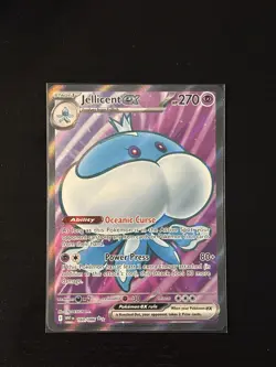 Pokemon TCG - Jellicent ex 160/086 - White Flare - Ultra Rare Card Full Art (NM) - Image 1