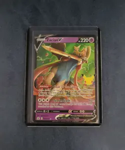 Zacian V Full Art Holo Rare - Celebrations Pokemon TCG Trading Card 16/25 New NM - Image 1