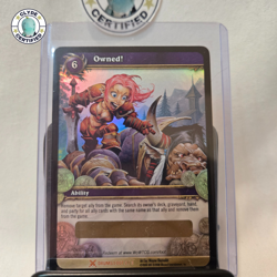 World of Warcraft TCG Owned! - Unscratched Loot Card RARE - Image 1
