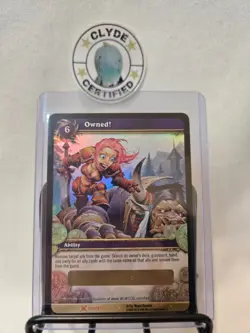 World of Warcraft TCG Owned! - Unscratched Loot Card RARE - Image 2