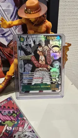 One Piece OP14 Dracule Mihawk (OP14-119) (V.3) Rare Manga Francais 🇨🇵 - Image 1