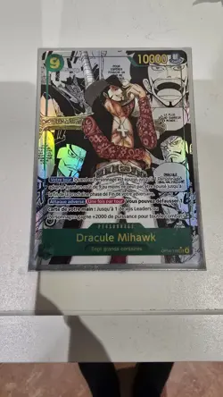 One Piece OP14 Dracule Mihawk (OP14-119) (V.3) Rare Manga Francais 🇨🇵 - Image 2