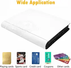 1000+ Pockets Trading Card Binder, 16 Pocket Ringless Side Loading Card Holder - Image 4