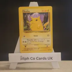 Pikachu 58/102 Base Set Pokemon Card WOTC - Image 1