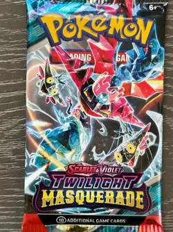 Pokemon Twilight Masquerade Booster Pack - 10 Cards / Pack - Random Art - SEALED - Image 1