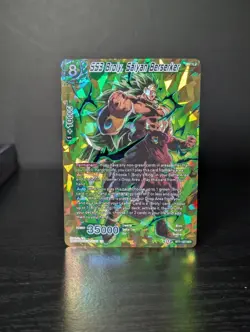SS3 Broly, Saiyan Berserker BT7-127 ISR NM Dragon Ball Super Card Game - Image 1