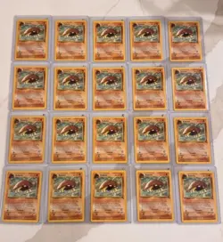 Kabuto 50/62 Fossil 1999 WOTC Pokemon Card Lot NM and LP x 20 Great Condition - Image 1