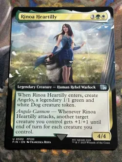 MTG - 1x Rinoa Heartilly - Extended Art Final Fantasy NM - Image 1