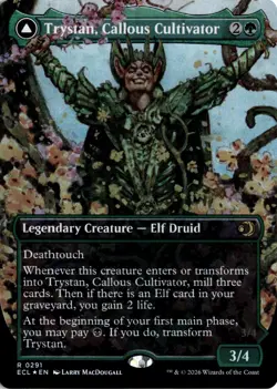 Trystan, Callous Cultivator (Borderless) 291 ECL Lorwyn Eclipsed NM - Image 1