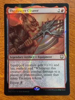 The Reaver Cleaver RIPPLE FOIL MTG Modern Horizons 3 Commander NM-M 217 - Image 1