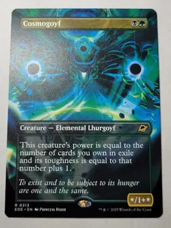 Cosmogoyf -Borderless- Edge of Eternities Rare EOE 313 mtg NM/M - Image 1