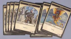 MTG (10) Angel Knight (Vigilance) Double-Sided Token - Commander 2015 -o54 - Image 1