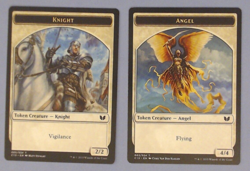 MTG (10) Angel Knight (Vigilance) Double-Sided Token - Commander 2015 -o54 - Image 2