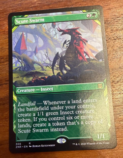 1x SCUTE SWARM - Showcase Zendikar - MTG - Magic the Gathering - Image 1