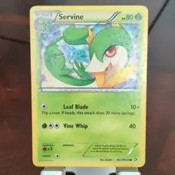 Pokemon Servine RC2/RC25 Radiant Collection Holo Uncommon Stage 1 HP80 2013 Eng… - Image 1