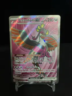Pokemon TCG Fezandipiti EX 084/064 Shrouded Fable 2024 Full Art Ultra - Image 1