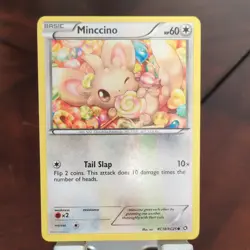 Pokemon Minccino Legendary Treasures Radiant Collection Holo Common RC18/RC25 B… - Image 1