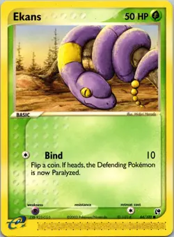 Ekans 64/100 Sandstorm MP Pokemon TCG - Image 1