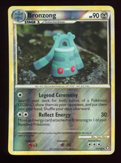 Bronzong 15/102 Reverse Holo - Rare - Pokemon Triumphant - LP - Image 1