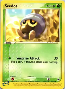 Seedot - 76/100 Sandstorm MP Pokemon TCG - Image 1