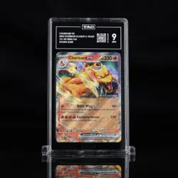 Charizard ex 2023 Pokemon 151 #006/165 Double Rare | TAG 9 Mint Scarlet & Violet - Image 1