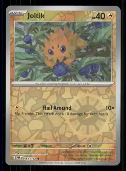 Joltik SV04: Paradox Rift #064/182 Common Reverse Holo Pokemon LP - Image 1