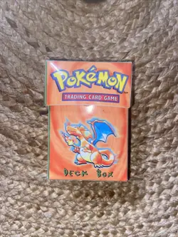 1999 Charizard Deck Box Pokemon Vintage Great Condition! Box Only - Image 1