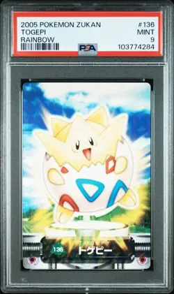 PSA 9 POKEMON JAPANESE ZUKAN TOGEPI #136 ADVANCED 2005 RAINBOW MINT 479 - Image 1