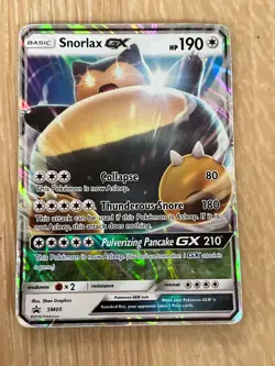 2016 Pokemon Black Star Prormo Snorlax Gx #SM05 Snorlax Holo PSA 10 GEM MINT - Image 1