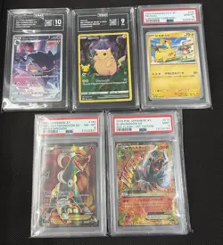 Pokemon Graded Slab Bundle PSA/TAG English+Japanese - Image 1