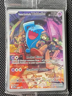 Pokemon TCG Lot Of 2 Team Rocket's Wobbuffet 203 Promo Sealed - Image 3