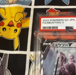 PSA 10 GEM MINT - 2022 Mewtwo V 074/071 Japanese Pokemon GO Alternate Alt Art - Image 3