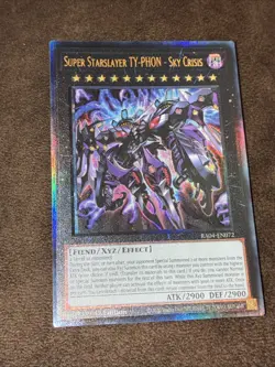 Super Starslayer TY-PHON - Sky Crisis RA04-EN072 Prismatic Ultimate Rare PUR NM - Image 2