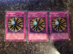 3X Flashbang STON-EN053 - Yugioh Yu Gi Oh! 3 Playset 1st Edition - Image 1