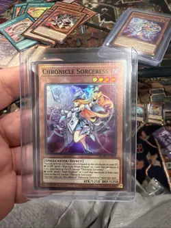 3x Chronicle Sorceress 1st Edition Super Rare MZMU-EN032 Yu-Gi-Oh! - Image 1